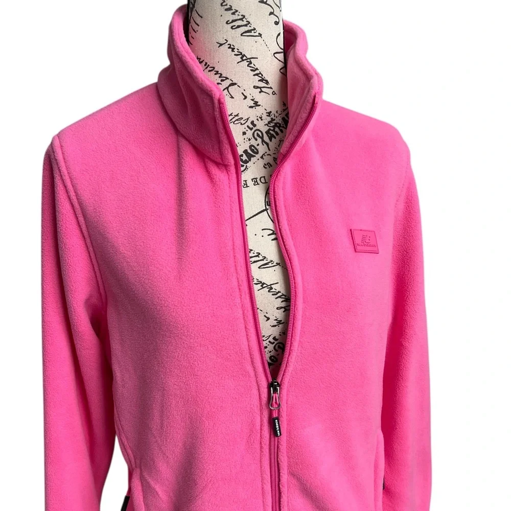 New Balance Women's Bright Pink Fleece Jacket